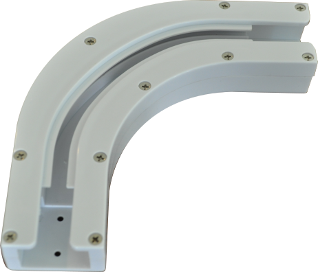 90-Degree Curved Track for Electric Power Track Rail CL200BT - Click Image to Close