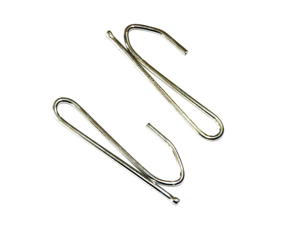 Heavy Duty 2 1/2" Pin On Drapery Curtain Hanging Hooks, 20-Pack - Click Image to Close