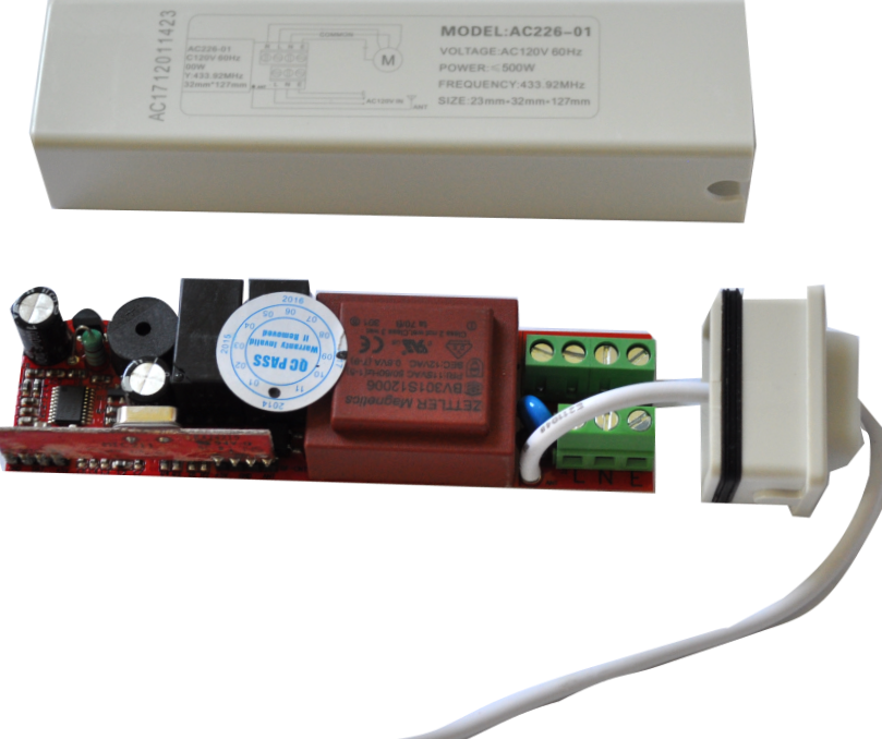 Weatherproof 3-position RF AC Motor Controller - Click Image to Close